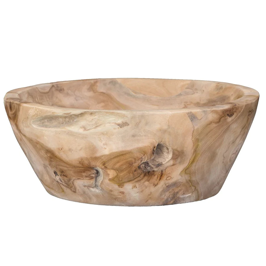 Teak Carved Bowl by Uniqwa Collections