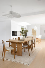 Load image into Gallery viewer, Colton solid teak dining table, Magnolia Lane  modern coastal dining suite