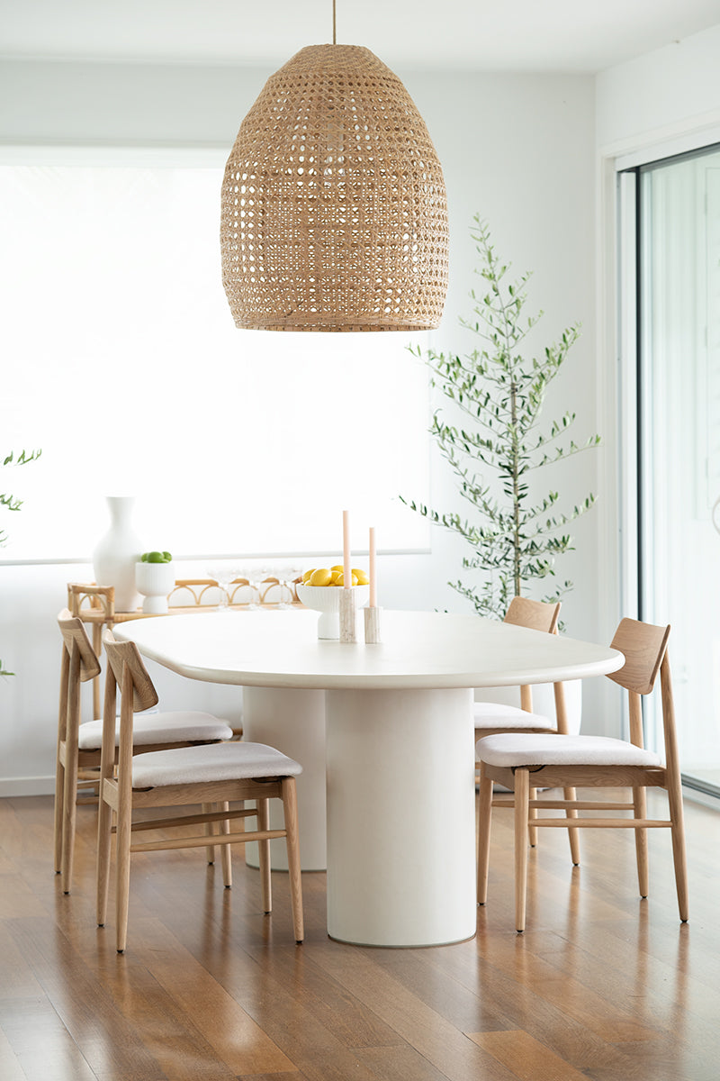 Costa Oval Dining Table in 2.4m, Magnolia Lane modern dining furniture 8