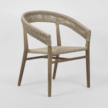Load image into Gallery viewer, Teak and synthetic weave stylish outdoor dining chair to create an elevated outdoor living space | Magnolia Lane