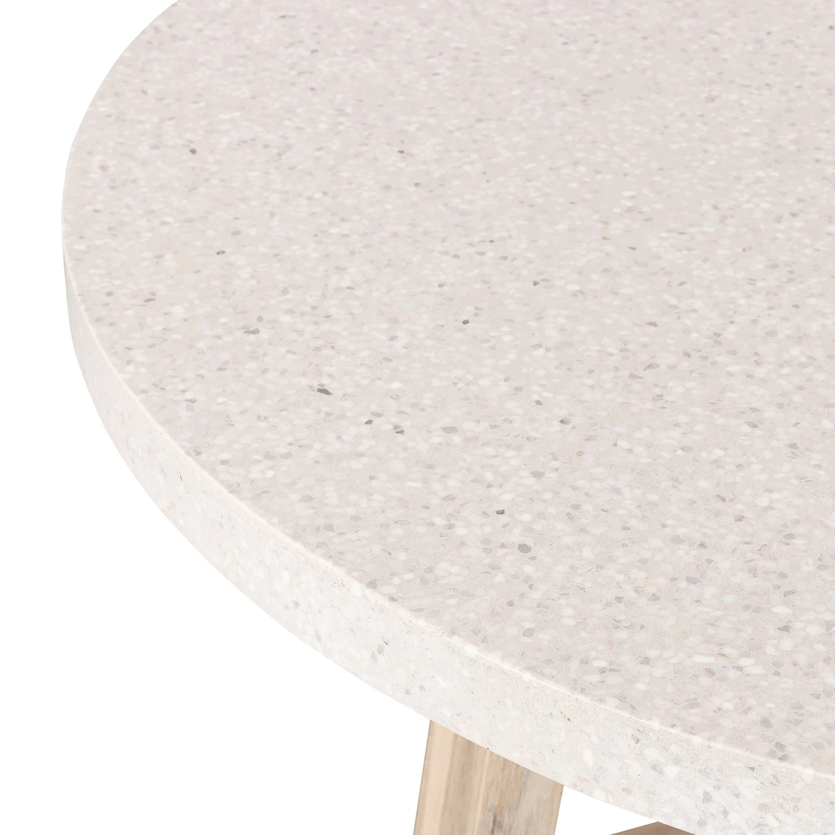 e-terrazzo round dining table Magnolia Lane