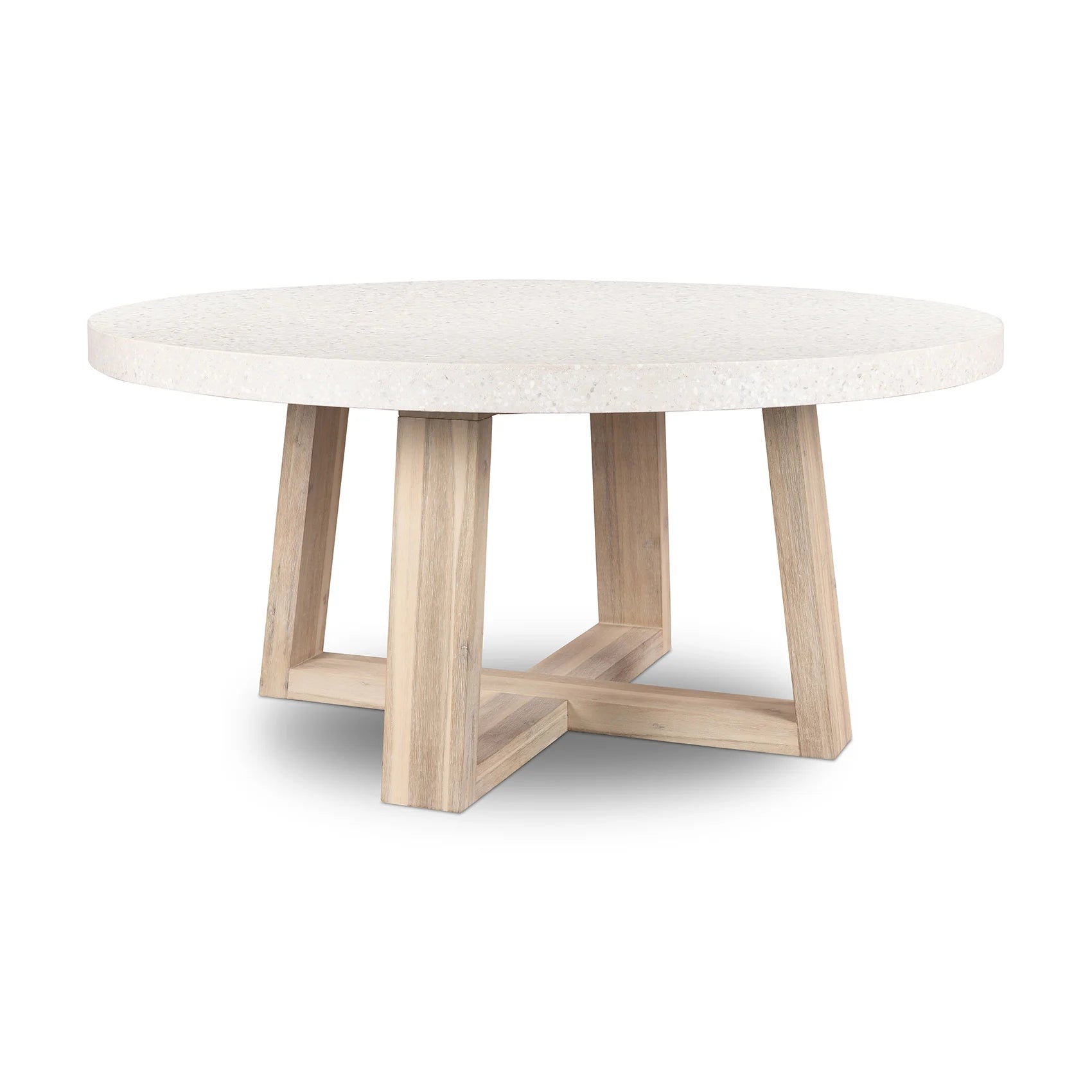 e-terrazzo round dining table Magnolia Lane