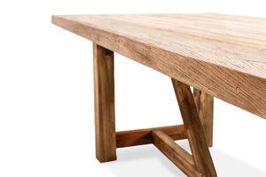 Gather reclaimed teak outdoor dining table, Magnolia Lane 4