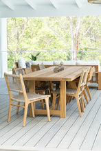 Load image into Gallery viewer, Gather reclaimed teak outdoor dining table, Magnolia Lane outdoor living 3