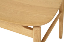 Load image into Gallery viewer, Beautifully crafted dining chair in a solid American Oak Frame in a natural finish.  Magnolia Lane modern dining furniture 8