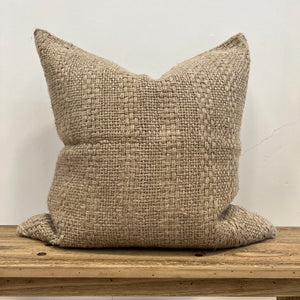 Handloomed cable weave reversible cushion, Magnolia Lane