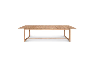 Ibiza teak extension dining table made for full outdoor entertaining, Magnolia Lane 1