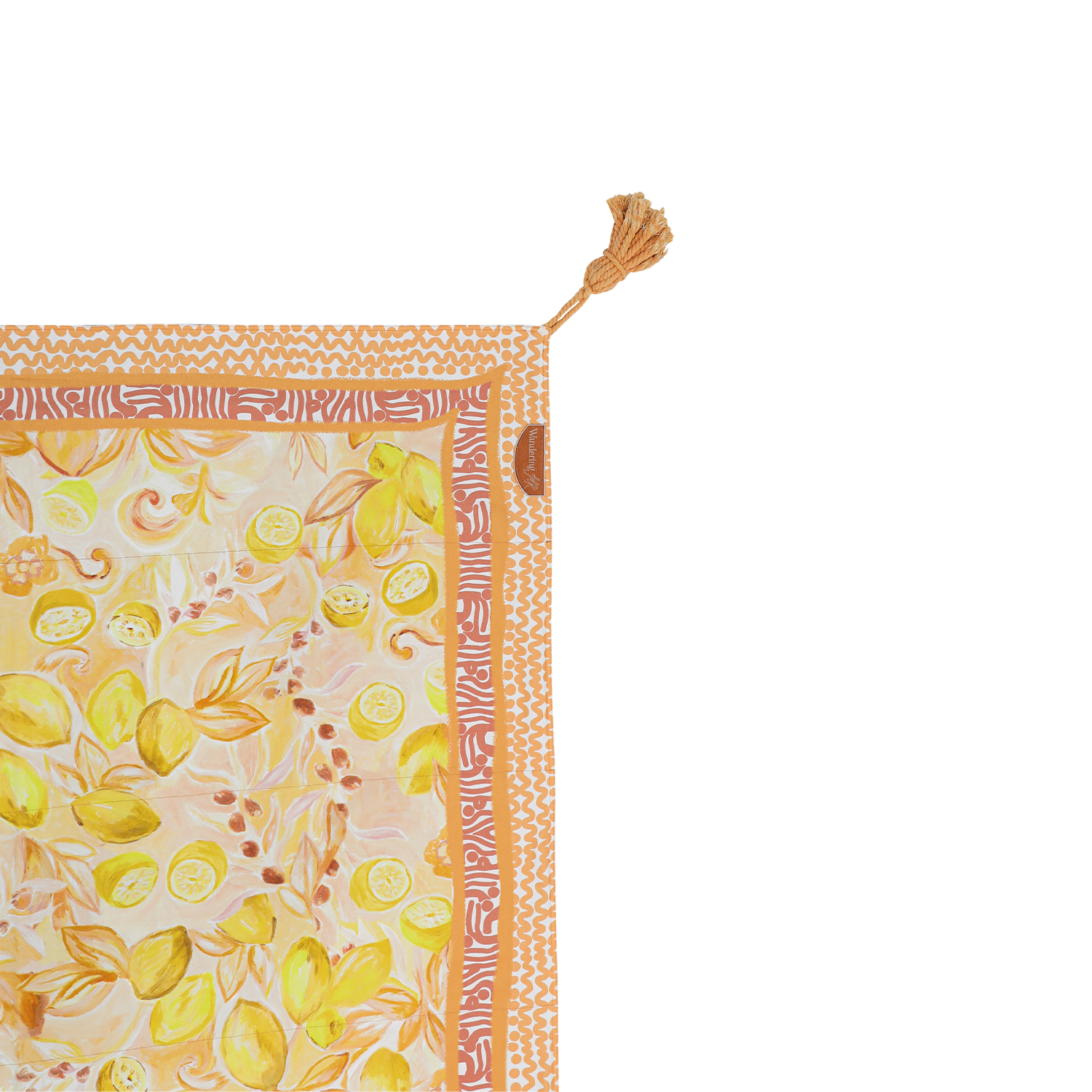 Wandering Folk Le Lemon Nectar Picnic Rug, Magnolia Lane 3