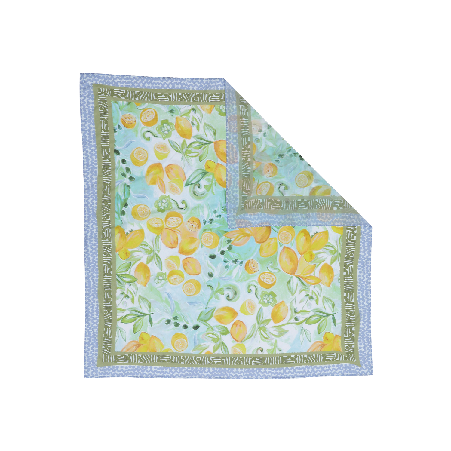 Wandering Folk Le Lemon Olive Sarong, Magnolia Lane beach accessories 1