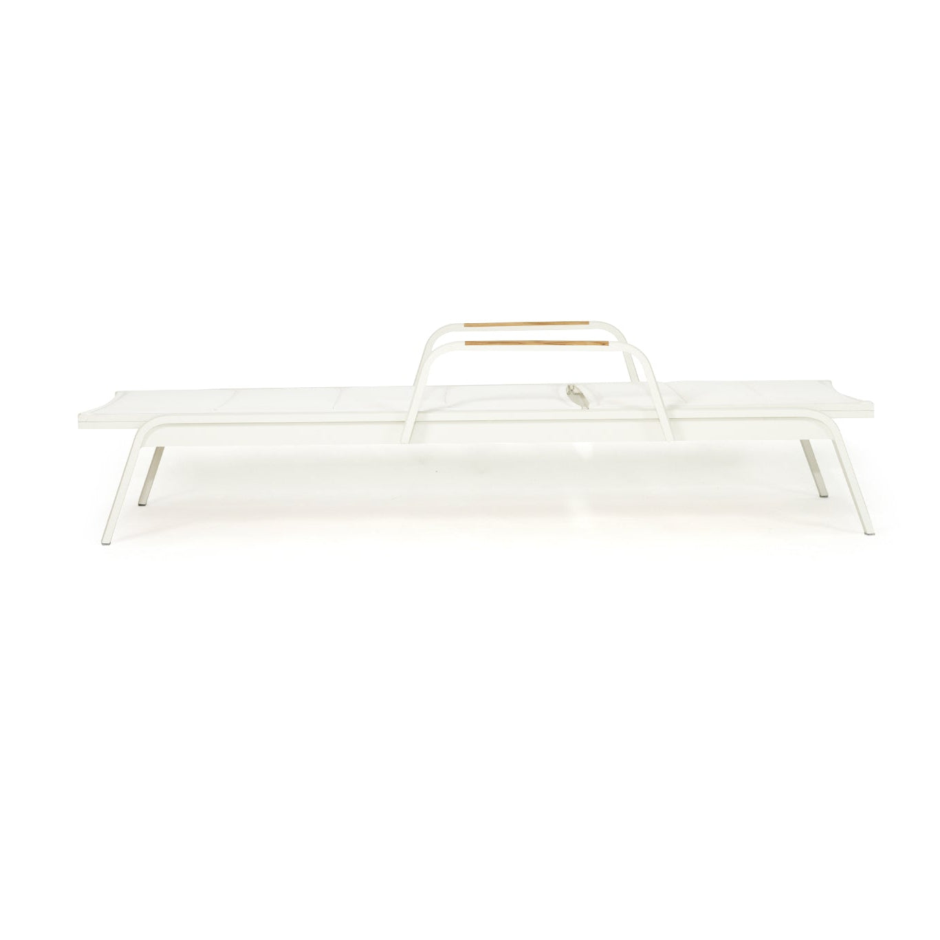 Noosa Outdoor Sun Lounger in fully reclined position