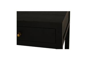 Normandy black timber console table, Magnolia Lane modern Living 8