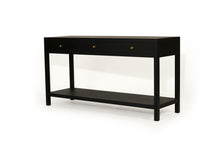 Load image into Gallery viewer, Normandy black timber console table, Magnolia Lane modern Living 4