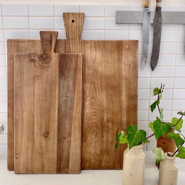 Recyled Elm Chopping or serving Board, Magnolia Lane tableware and serveware