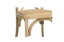 Load image into Gallery viewer, Settler Stackable Provincial Cross Chair | Natural Oak
