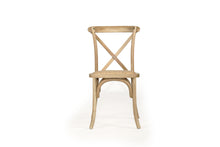 Load image into Gallery viewer, Settler Stackable Provincial Cross Chair | Natural Oak
