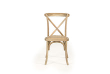 Load image into Gallery viewer, Settler Stackable Provincial Cross Chair | Natural Oak