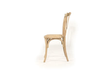 Load image into Gallery viewer, Settler Stackable Provincial Cross Chair | Natural Oak