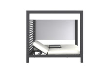 Load image into Gallery viewer, Seychelles double day bed villa in charcoal, Magnolia Lane 2