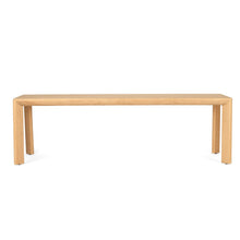 Load image into Gallery viewer, Great Dining Table made from solid American Oak with a raw Osmo PolyX finish, designed as a durable and elegant dining centerpiece.