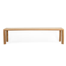 Load image into Gallery viewer, Great Teak Dining Table in A-grade teak with a natural brushed finish, offering exceptional durability and timeless elegance—also available in American Oak.