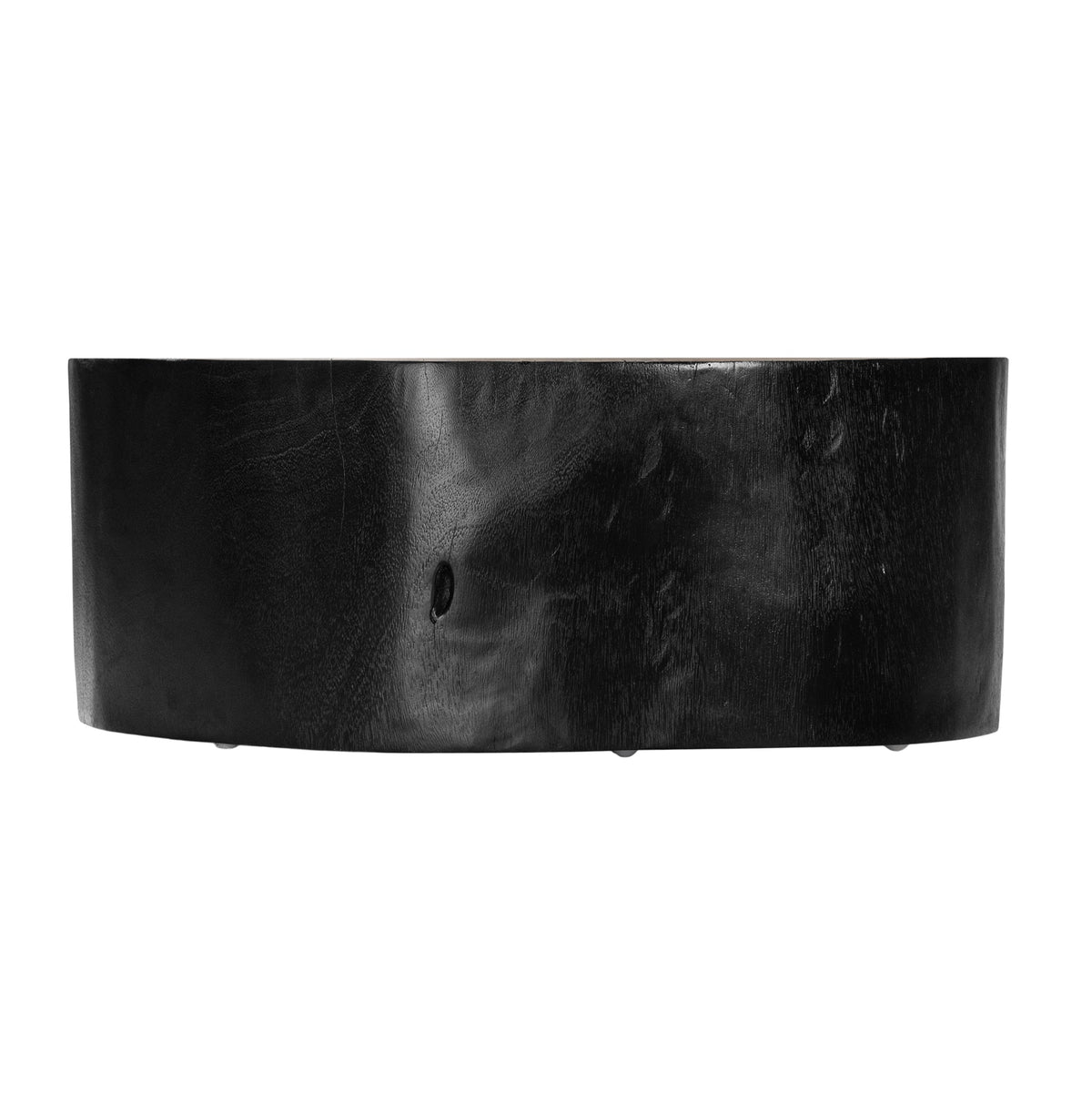 Trunk Coffee Table in Black, front view