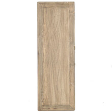 Load image into Gallery viewer, From the Bulu Collection the 2D storage cabinet is crafted from reclaimed vintage elm and pine with natural weathered details. Top perspective.