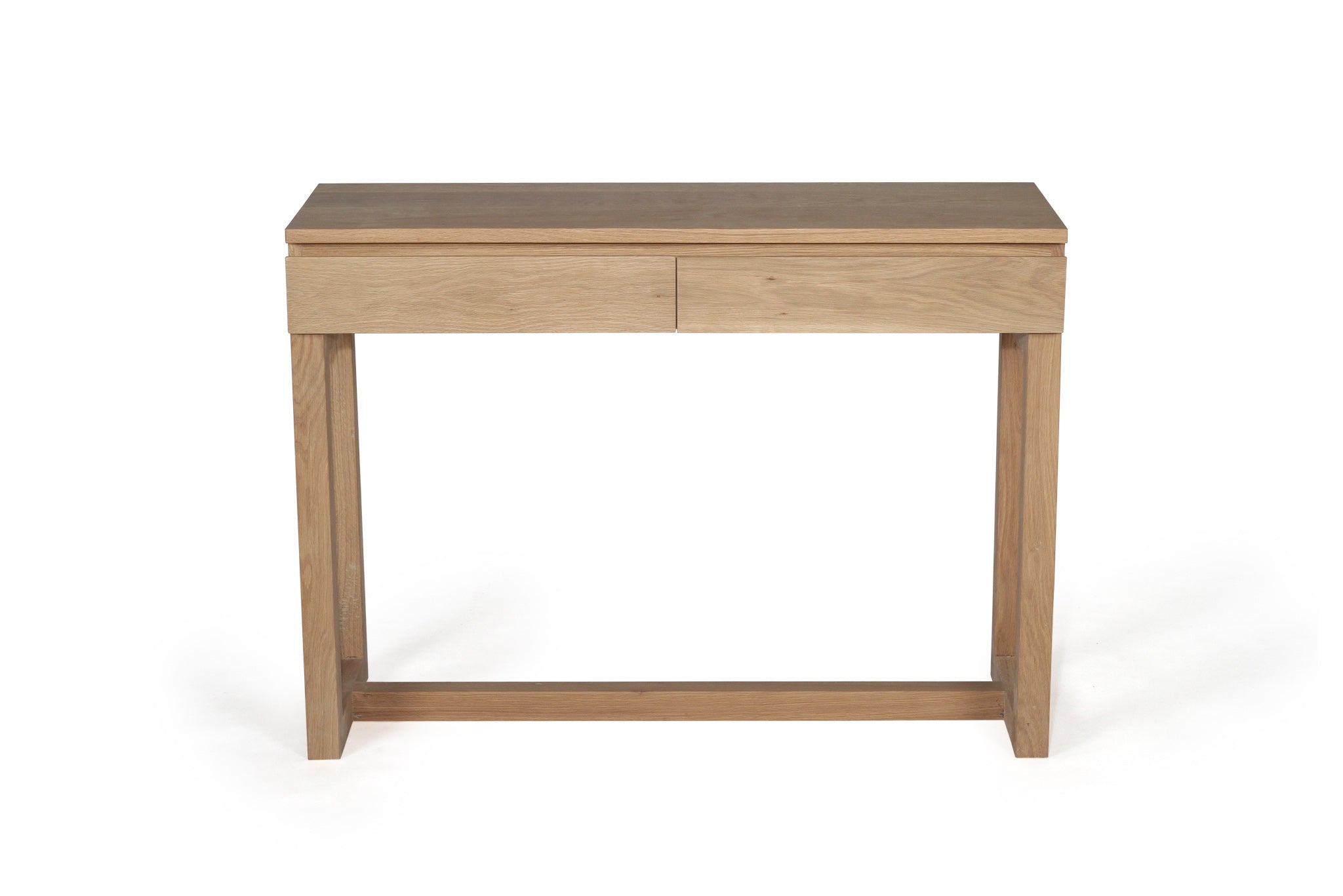 Smooth raw finish, Console Table made from American Oak, Magnolia Lane quality coastal furniture