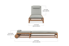 Load image into Gallery viewer, Vaucluse Sunlounger, Magnolia Lane 2