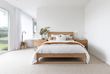 Load image into Gallery viewer, Vaucluse timber bed, Magnolia Lane styled modern bedroom