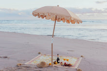 Load image into Gallery viewer, Wandering Folk Le Lemon Nectar Beach Umbrella, Magnolia Lane beach days are the best