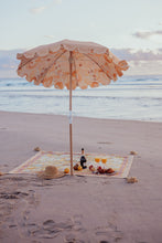Load image into Gallery viewer, Wandering Folk Le Lemon Nectar Beach Umbrella, Magnolia Lane beach days