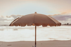 Wandering Folk Le Lemon Nectar Beach Umbrella, Magnolia Lane beach sunset