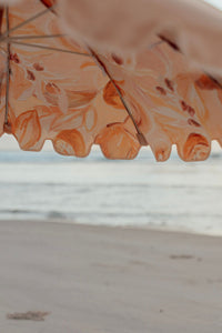 Wandering Folk Le Lemon Nectar Beach Umbrella, Magnolia Lane beach accessories