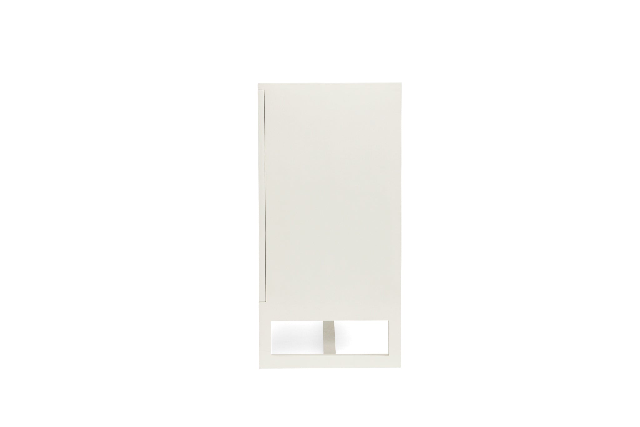 White Amercian Oak six door sideboard with rattan detailed doors, Magnolia Lane 3