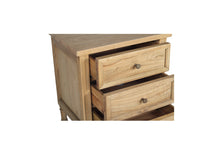 Load image into Gallery viewer, Whitsunday 3 drawer bedside table in weathered oak, Magnolia Lane coastal style bedroom furniture 10