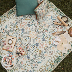 Wandering Folk Wonderland picnic rug, Magnolia Lane picnic adventures