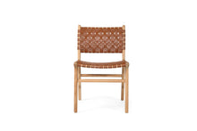 Load image into Gallery viewer, Woven leather dining chair in Tan, Magnolia Lane 1