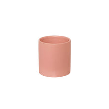 Load image into Gallery viewer, Ceramic Cylinder Pot Satin Matte - 10.5cm | Coral - Magnolia Lane