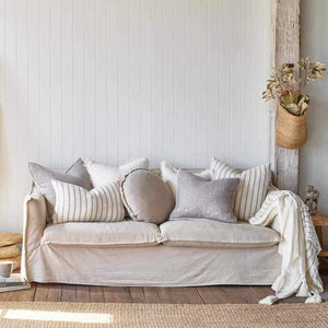 Sea Spray Throw | Silver Grey/White - Eadie Lifestyle - Magnolia Lane