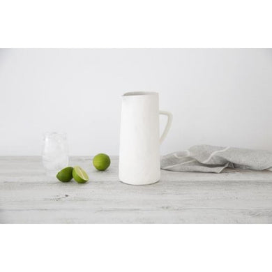 Flax Jug with handle 24cm | Snow White - Magnolia Lane ceramic tableware