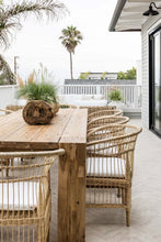 Load image into Gallery viewer, Indoor and outdoor timber dining table, Hamali Block Dining Table by Uniqwa  Collections available through Magnolia Lane 10