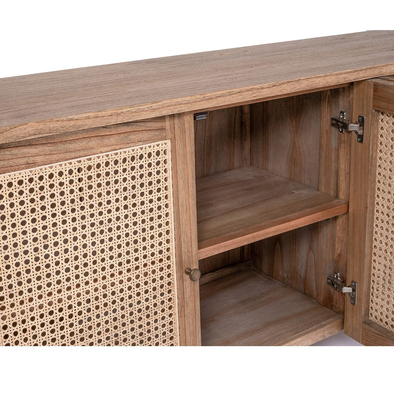 Plantation Four Door Sideboard | Weathered Oak - Magnolia Lane