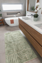 Load image into Gallery viewer, Deco Bath Runner - XL Bath Mat | Sage - Magnolia Lane