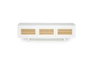 Beach Entertainment Unit | 3D | White-Coastal Furniture-Magnolia Lane