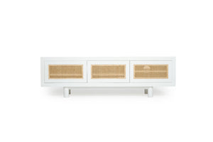 Beach Entertainment Unit | 3D | White-Coastal Furniture-Magnolia Lane