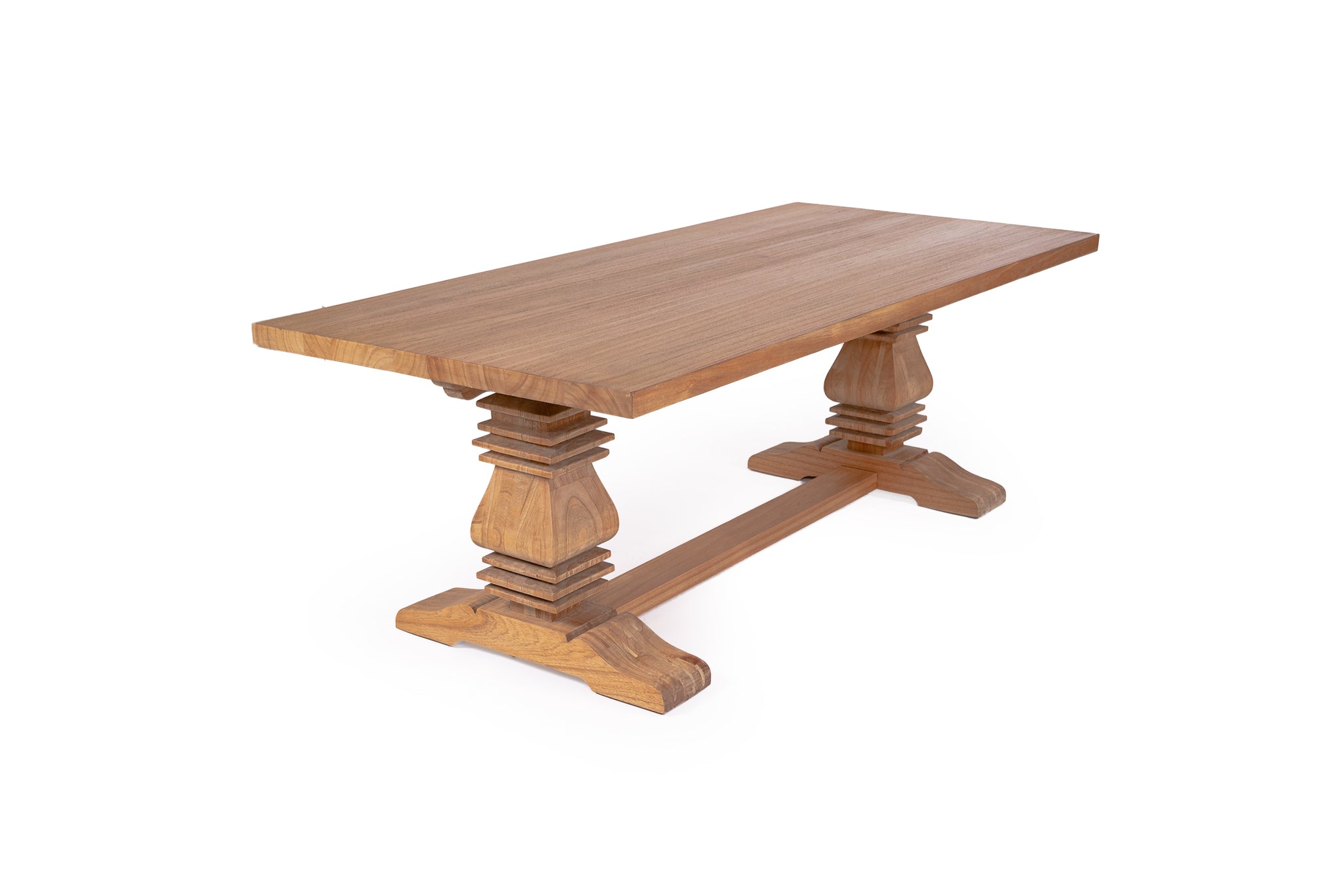 Newport Rectangular Pedestal Table - Magnolia Lane
