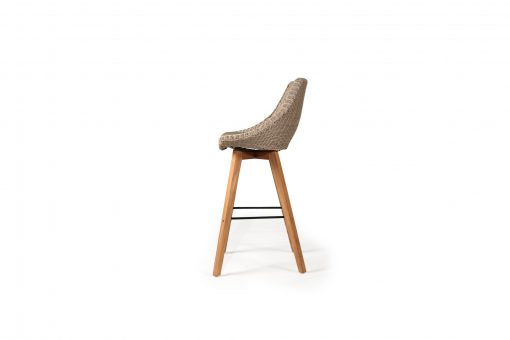 Beach House Outdoor counter kitchen stool - Set of Two | Mushroom - Magnolia Lane coastal outdoor furniture