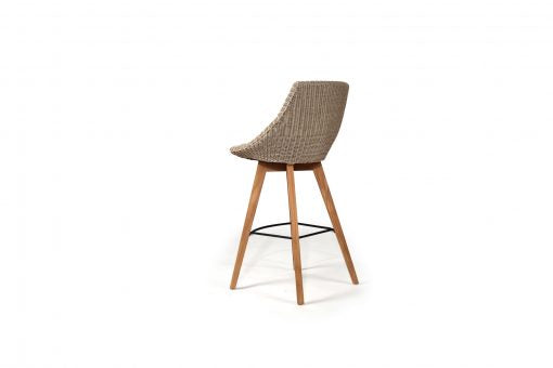 Beach House Outdoor counter kitchen stool - Set of Two | Mushroom - Magnolia Lane coastal outdoor furniture
