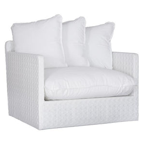 Singita Outdoor Sofa | One Seater | White Weave - Magnolia Lane