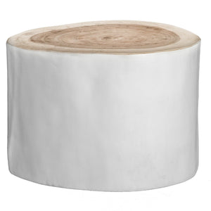 Trunk Side Table | White - Uniqwa Furniture - Magnolia Lane